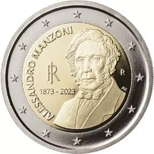 1x 2euro commémo. Italie 2023 - Allesandro Manzoni (neuve)