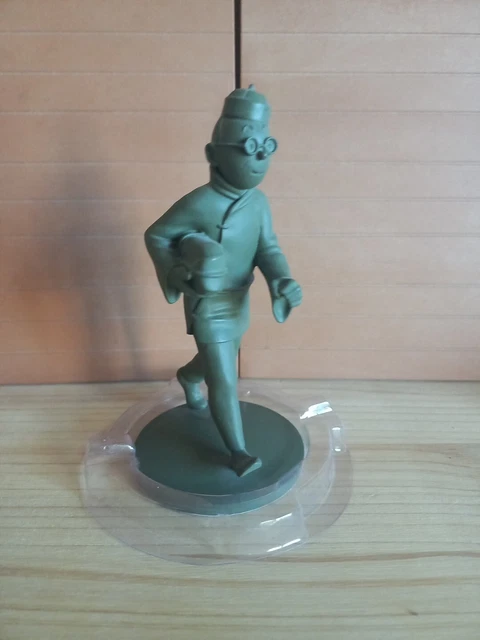 Tintin - Ensemble de 4 figurines monochromes - Le lotus