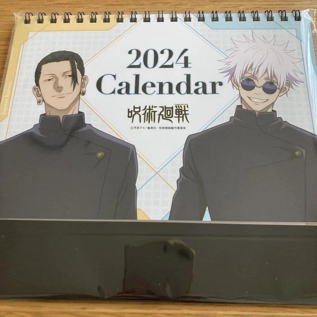 CALENDARIO JUJUTSU KAISEN 2024 Satoru Gojo Natsu Yuketsu EUR 77,52