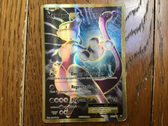 Pokémon TCG Mewtwo-EX XY Evolutions 103/108 Holo scratchy Full Art 