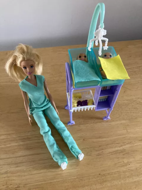 Barbie Careers Baby Doctor Playset with Dolls and Accessories