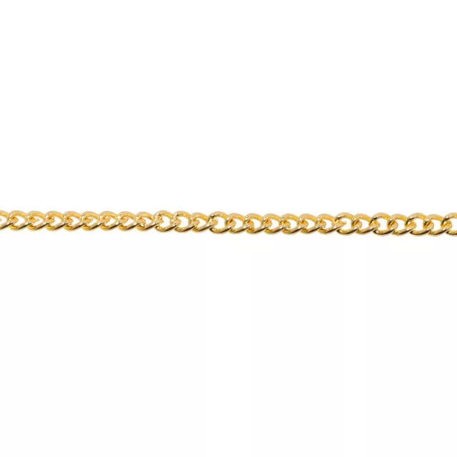 YOUBEIYEE 16.4 Feet Gold Plated Brass Chain for Jewelry Making, Embossed  Round Sequin Dangle Charm Curved Tube Link Chains Bulk Necklace Anklet DIY