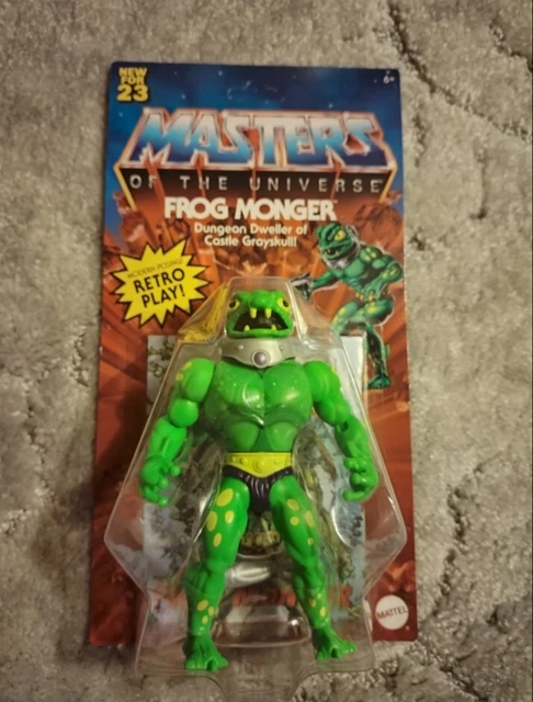 Frog Monger Masters Of The Universe Origins - Mattel Creations 2023 - Neuf Sous Blister