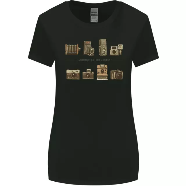 T-shirt donna taglio più largo fotocamera Evolution Photographer