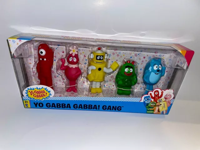 YO GABBA GABBA! 5 FIGURES Set Wildbrain Magic Store Jazwares Rare New Toy 🎁