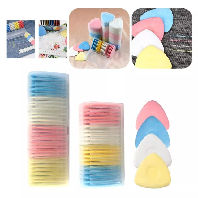 2030pcs Set Sewing Tool Box Fabric Tailors Chalk Erasable Marker Easy to use