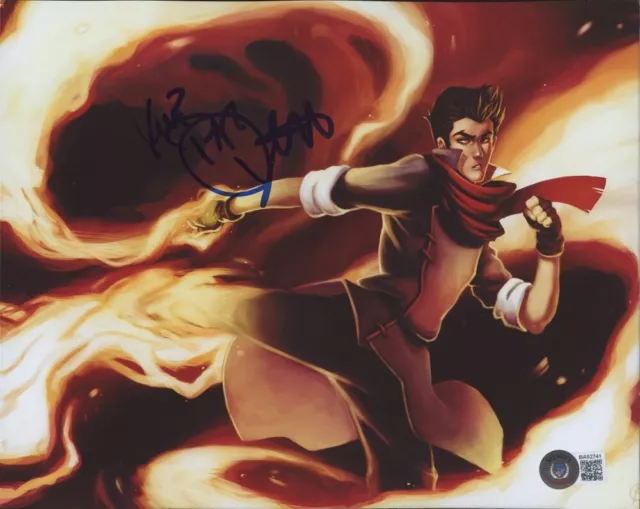 David Faustino Mako The Legend of Korra Signed Autographed 8x10 Photo Beckett A