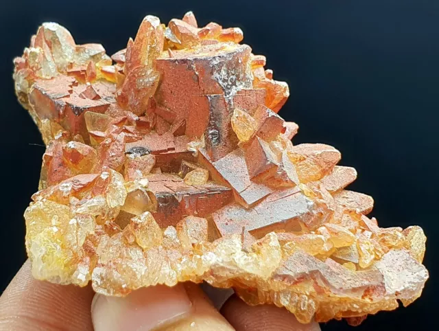 71 Gram Beautiful Rainbow Calcite On Rainbow Fluorite Crystal From Pakistan