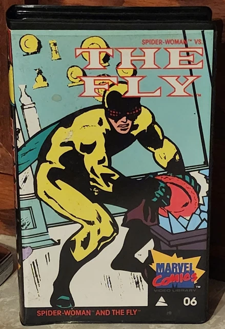 Rare 1985 Marvel Comics 06 Spider Woman Vs. The Fly Beta Betamax Tape In Case