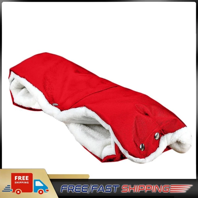 Stroller Warmer Gloves Pushchair Hand Muff Waterproof Pram Accessory Red-96898.0