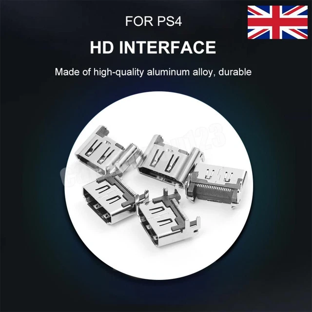 The Lord Of The Tools Connettore Porta HDMI Femmina Per PS4 Slim E Pro – Sostituzione Presa In Alluminio - 2
