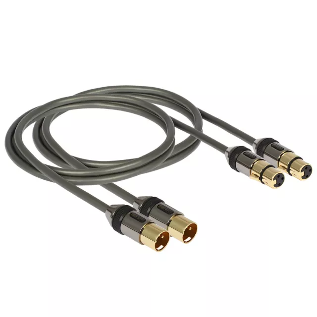 Goldkabel Profi XLR 1m