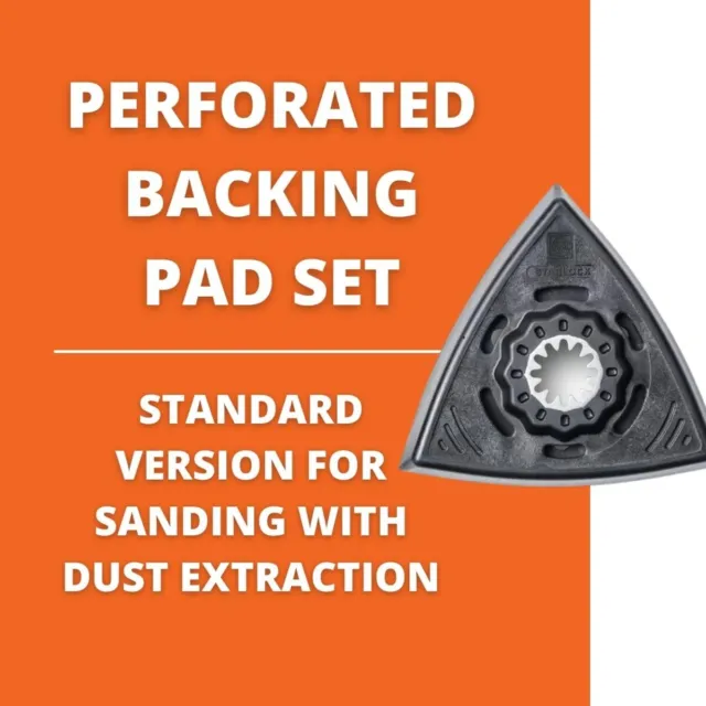 Fein 63806136220 Oscillating Sanding Pad with Dust Extraction (2 Pack) 3