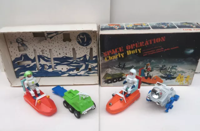 Co-Ma Space Operation Charly Duty Astromotori Large Set Italy 1969 Space Toy