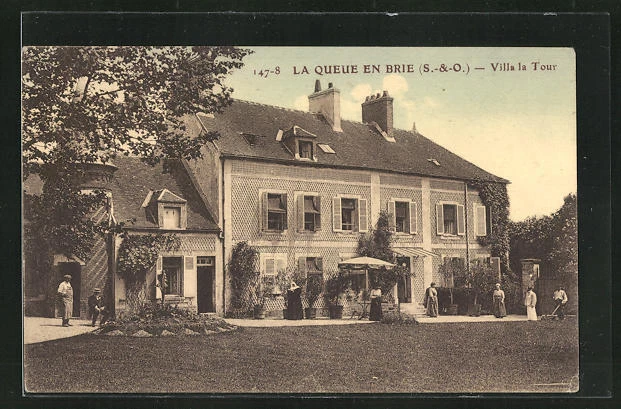 CPA La Queue-en-Brie, Villa la Tour