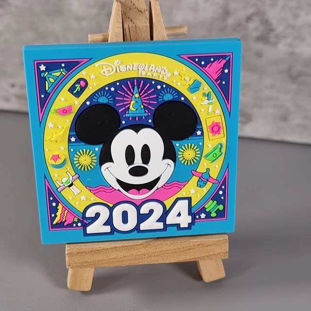 DISNEYLAND PARIS EXCLUSIVE 2024 Year Mickey Mouse Attractions Fridge