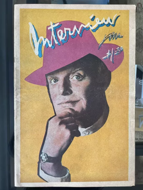 Andy Warhol’s Interview Magazine January 1979 Truman Capote Cover!