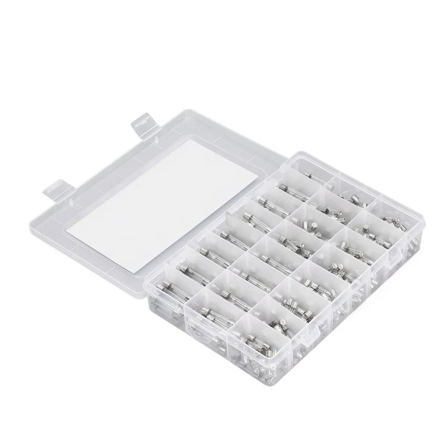Tube De Fusible En Verre 360 Fusibles 24 Types Pour Véhicule