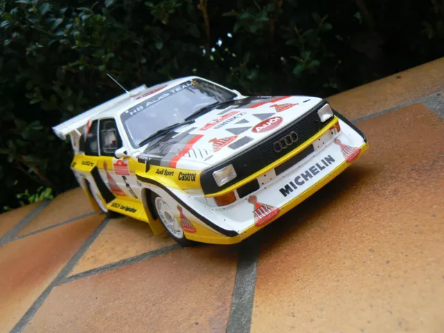 audi quattro s1 rallye san remo 1/18 1:18 otto ottomodels ottombile boxed boite