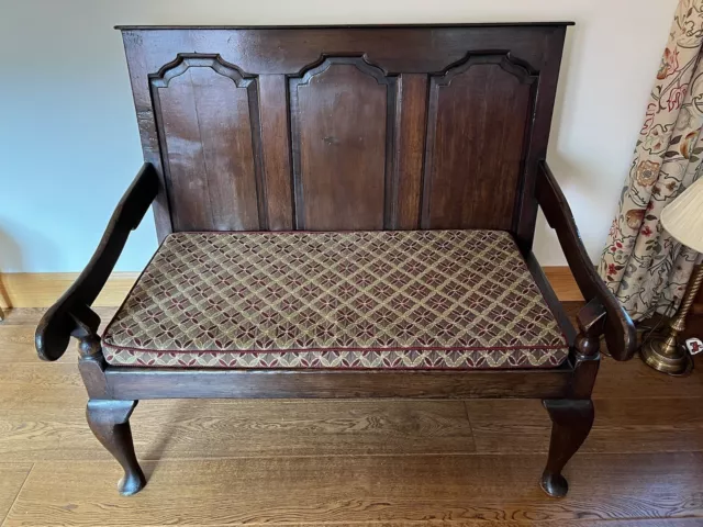 Antique 18th Century Oak Settle