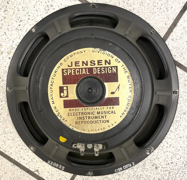 Jensen C12N speaker Vintage 1968 Jensen C12N 16 ohms VG++ condition Jensen C12N speaker Vintage 1968 Jensen C12N 16 ohms VG++ condition