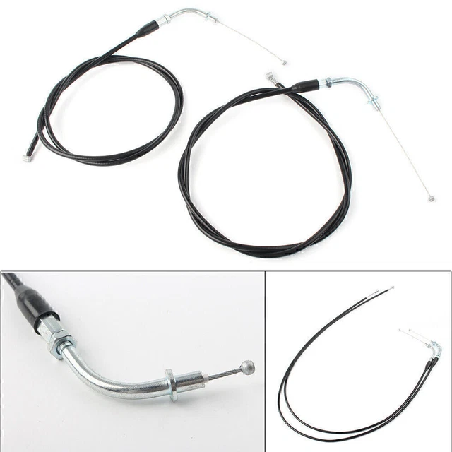 Coppia Set Fili Cavo Acceleratore 110 CM per Harley Sportster XL883 XL1200 GZ