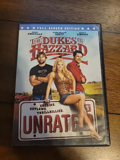 The Dukes of Hazzard (Unrated Full Screen Edition) - DVD - GOOD