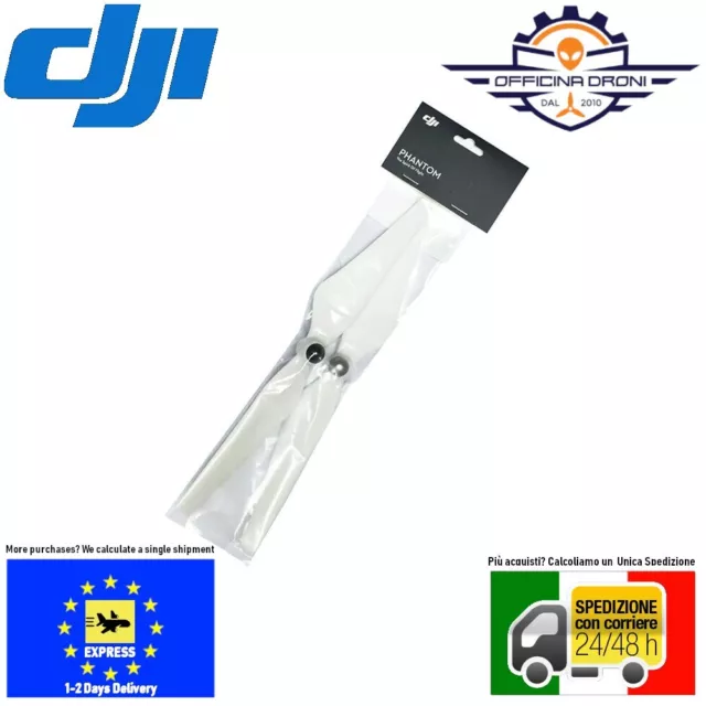 DJI Phantom 3 ADV PRO STANDARD 4k CW e CCW Propeller 2 Eliche Originali Part 9