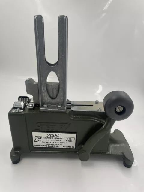 *FUNCIONA* Máquina de tallo Steelpix 35e profesional floral/florista selección de flores