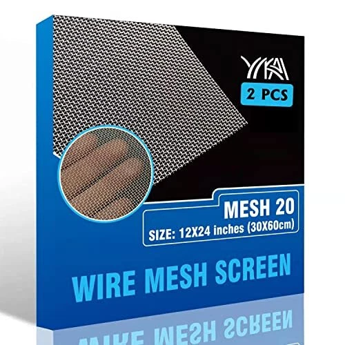 Yikai 304 Stainless Steel Mesh Screen Type Mesh 20 Wire 12"X 24" 30cm X 60cm ...
