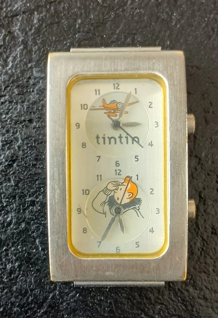 Montre Tintin Collection – 2 Cadrans, édition Limitée 1500 Ex, 1996, Coffret Bois