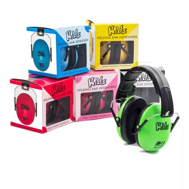 EDZ Kidz Ear Defenders - Child, Toddler, Kids Adjustable Folding Ear Protectors