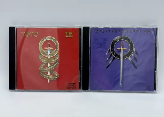 TOTO IV & The Seventh One CD Rosanna Africa 1980s Yacht Rock Lot of 2