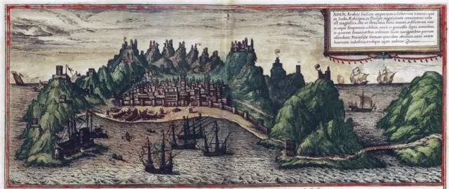 Reproduction plan ancien d'Aden 1572