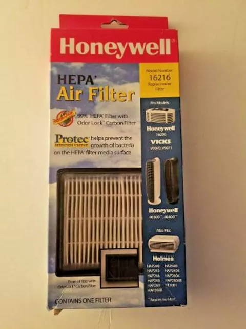 Honeywell / Holmes HEPA Air Filter 16216 Replacement Odor Lock Carbon NIB