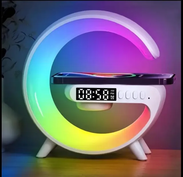 Lámpara Mini LED de carga inalámbrica Reloj desesperador Luces A Tu Preferencia