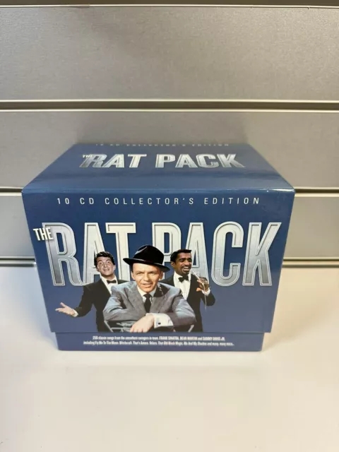 The Rat Pack 10 CD Collectors Edition |Box Set 250 Classic Songs|GREAT CONDITION