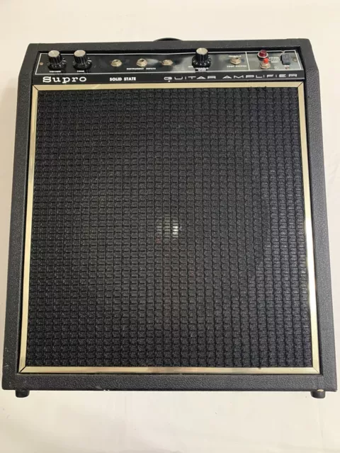 Vintage Supro Guitar Amp Solid State