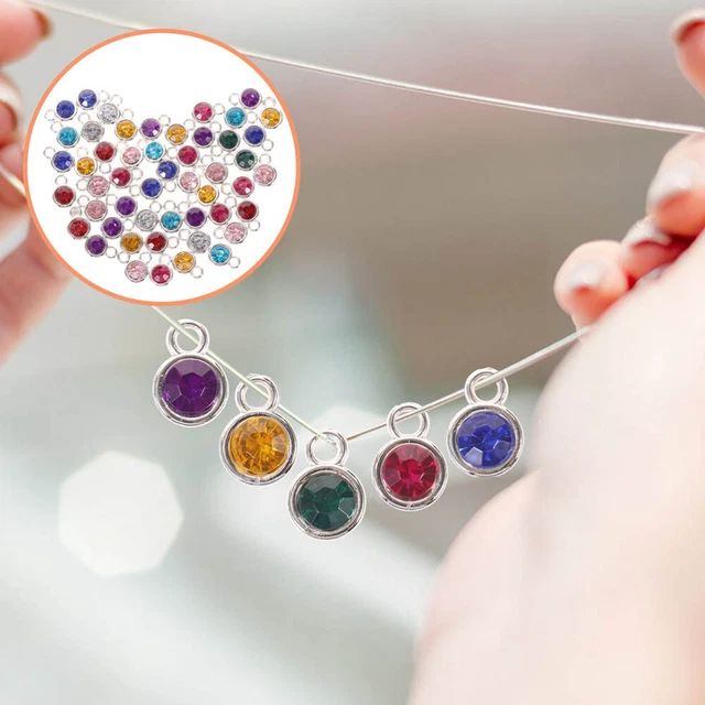 100 Pcs Schlüsselanhänger Basteln Schmuckanhänger Diamanten Ohrringe Halskette