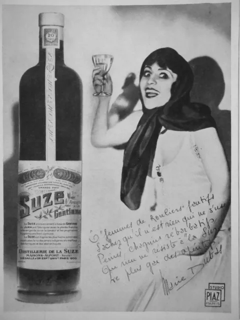 1932 Suze Aperitif A La Gentiana Press Advertisement - Alfort House Distillery