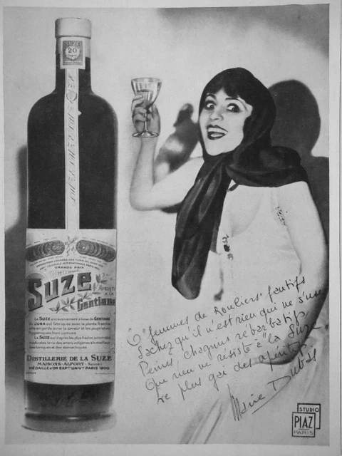 1932 Suze Aperitif A La Gentiana Press Advertisement - Alfort House Distillery