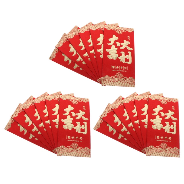 18 Pcs Paper Year The Tiger Red Envelope Chinese Style Envelopes
