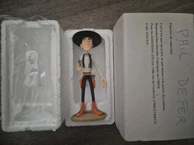 FIGURINE EN RESINE LUCKY LUKE - MARIE LEBLON 2003 ATLAS - LE SHERIF
