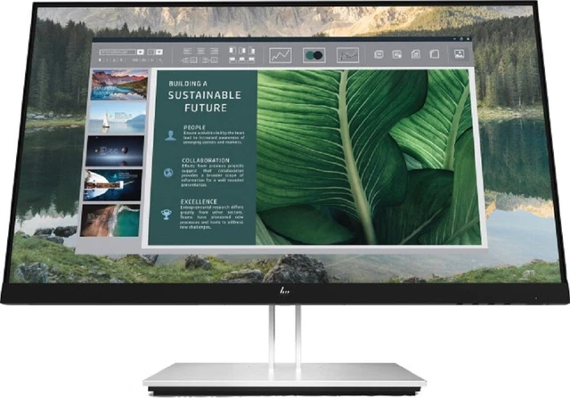HP E24u G4 60,5 cm (23.8") 1920 x 1080 Pixel Full HD LCD Schwarz, Silber #EG686