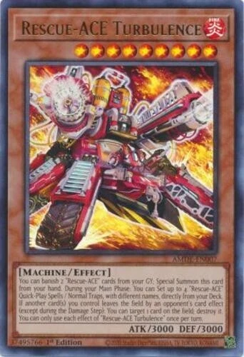 Rescue-ACE Turbulence (AMDE-EN007) - Ultra Rare - 1st Edition