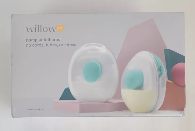 Willow Go Wearable Double Electric Breast Pump Kit - 858298006583 Willow Go Wearable Double Electric Breast Pump Kit - 858298006583