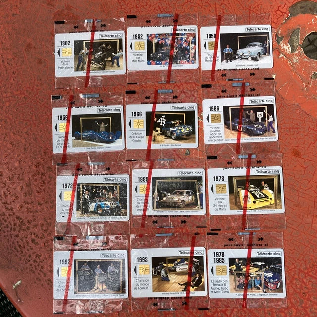 Lot De 10 Télécartes France – 50 Ou 120 Unités – Séries Variées – À Voir