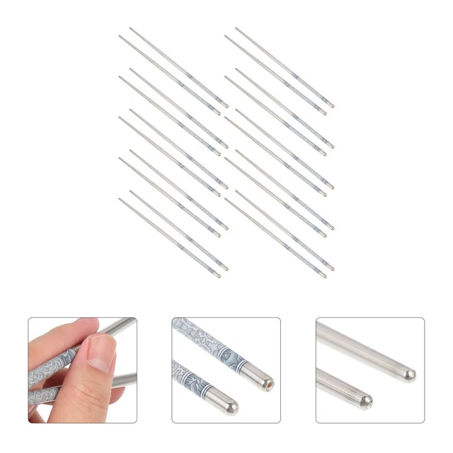 10 pares de barras no deslizantes reutilizables