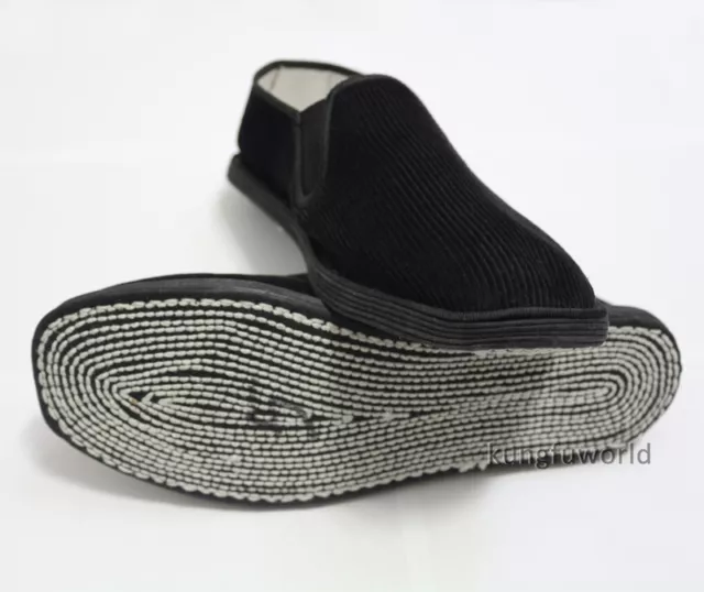 Black Cotton Shaolin Tai chi Martial arts Shoes Kung fu Wing Chun Sneakers