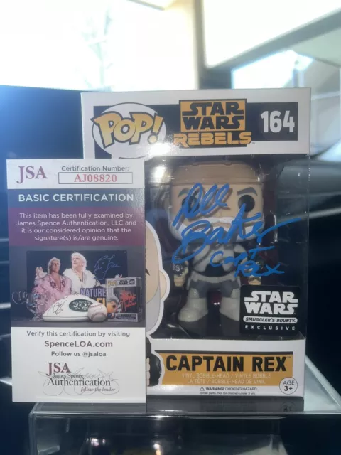 Star Wars Rebels: Captain Funko Pop (Signed/Dee Bradley Baker) JSA Certified